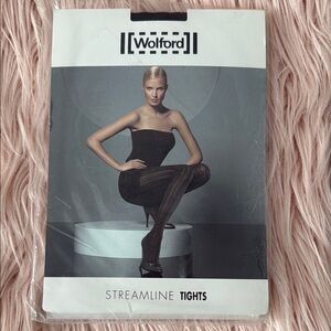 Wolford Streamline Black Tights